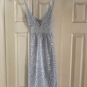 Blue Lace Dress